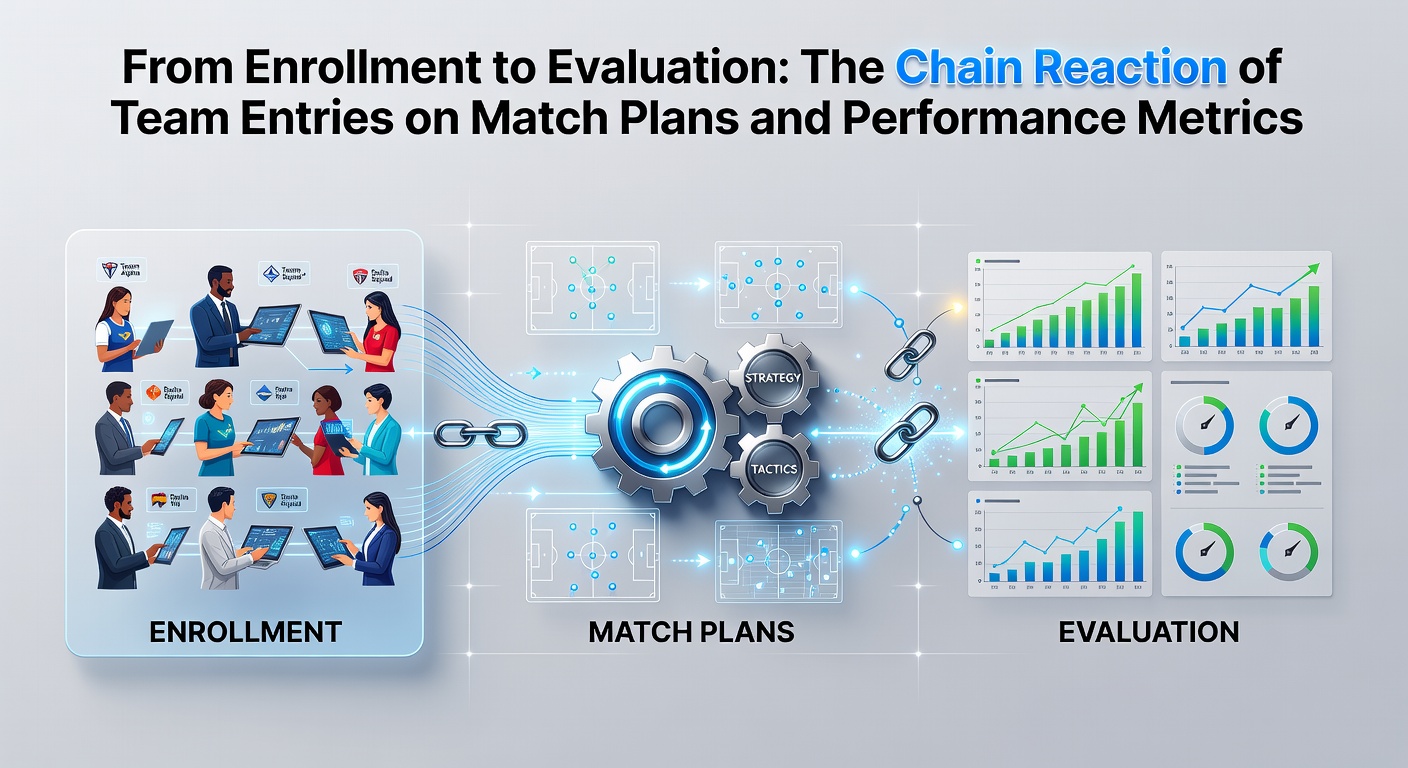 Team enrollment forms and digital registration interface used by community sports leagues to process entries and begin match planning