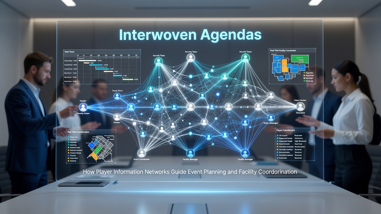 Facility coordination driven by player network data in community sports
